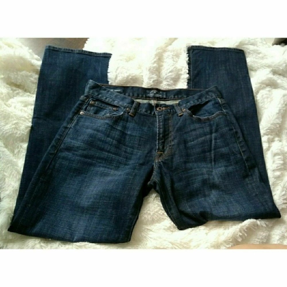 Lucky brand vintage blue straight denim jeans men size 30 x 30